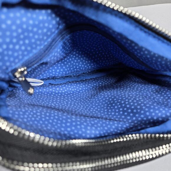 Brighton Love Hearts Crossbody Bag Womens Small Multicolor Nylon Zip Pockets EUC - Picture 8 of 12